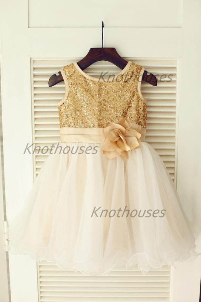 childrens gold bridesmaid dresses