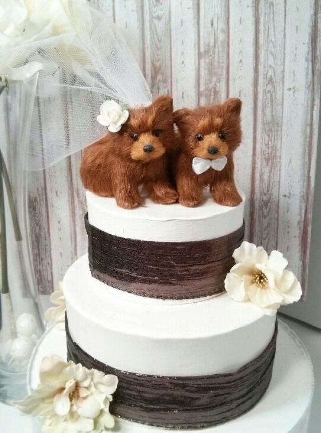 Sale Cutest Ooak Brown Bear Wedding Cake Topper 2236559 Weddbook