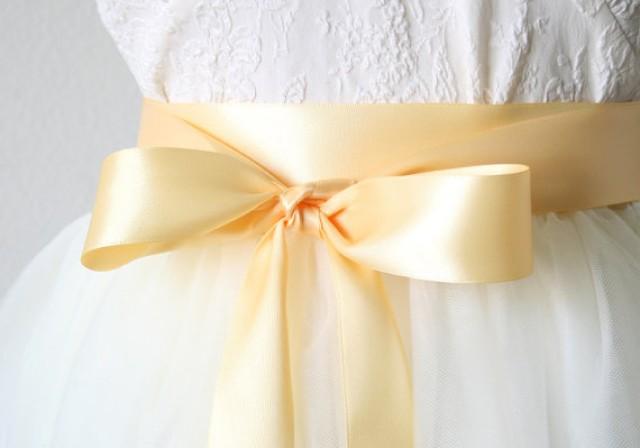 Wedding Sash Gold Sashes For Dresses Rope Belts For Women Bridal Sash  Romantic Luxe Satin Ribbon