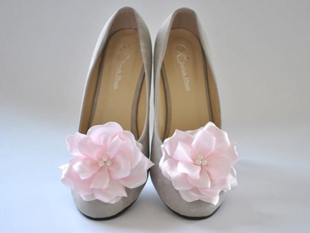 pale pink prom shoes