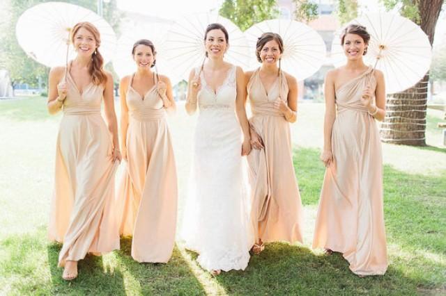 multi wrap bridesmaid dress