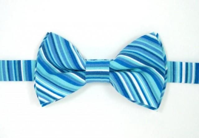 Blue Bow Hair Tie - Claire's - wide 8