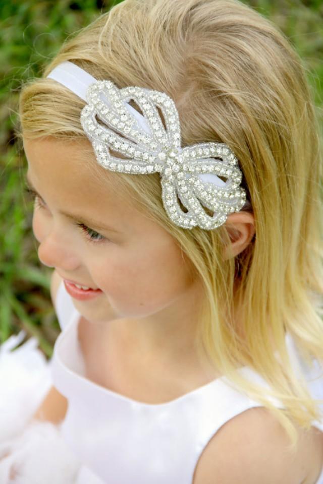 Crystal Headband, Rhinestone Headband, Bridal Headband, Gatsby Headband