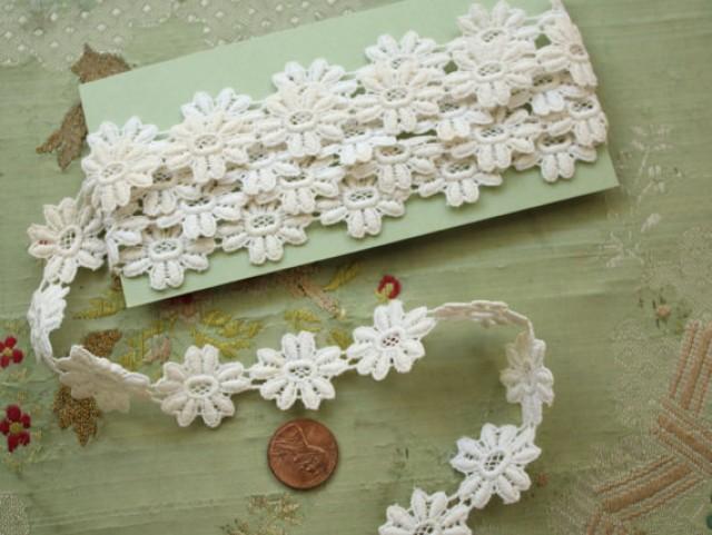 lace and ribbon flowers