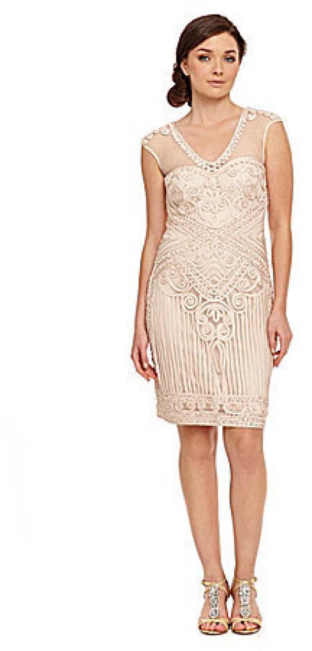 js collections soutache sheath dress