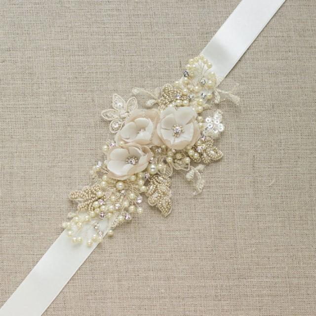 beaded wedding sash