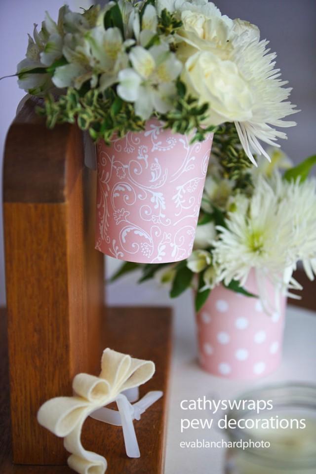 Pew Clip Vase Pew Decorations Wedding Ceremony Aisle Flower Vases