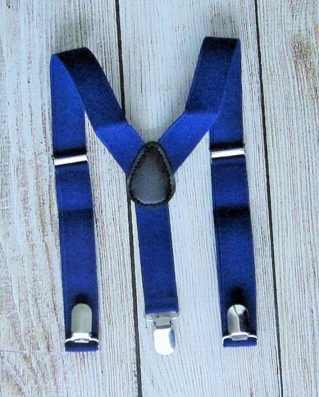 Boys Royal Blue Suspenders Baby Suspenders Toddler Suspenders Boys Suspenders Photo Prop