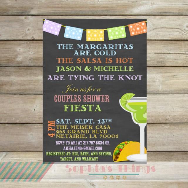 Couples Dinner Party Ideas Part - 38: Couples Shower Fiesta Invitation, Cinco De Mayo Party Invitation, Engagement Party Invitation, Rehearsal Dinner Invitation, Fiesta #2246980 - Weddbook