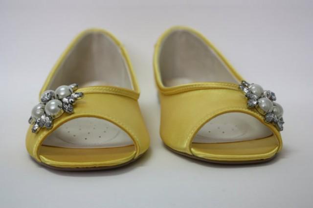 yellow flats for wedding