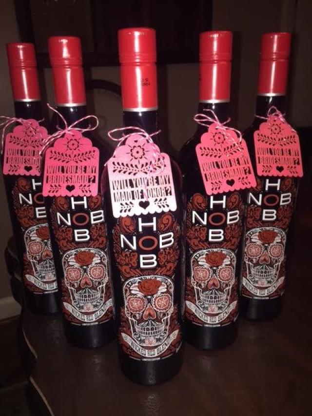 Will You Be My BRIDESMAID, MAID Of HONOR, Ring Bearer (8 Pieces) Laser