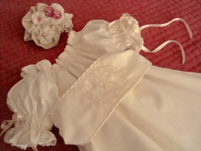 ecru flower girl dresses