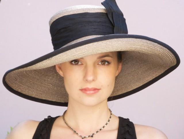wide brim hat wedding