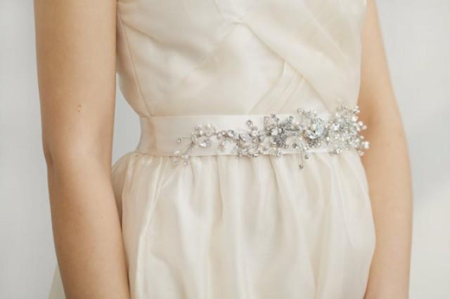 white sash for dress