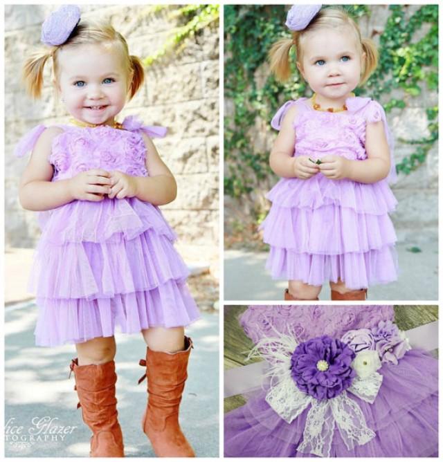 lavender little girl dresses