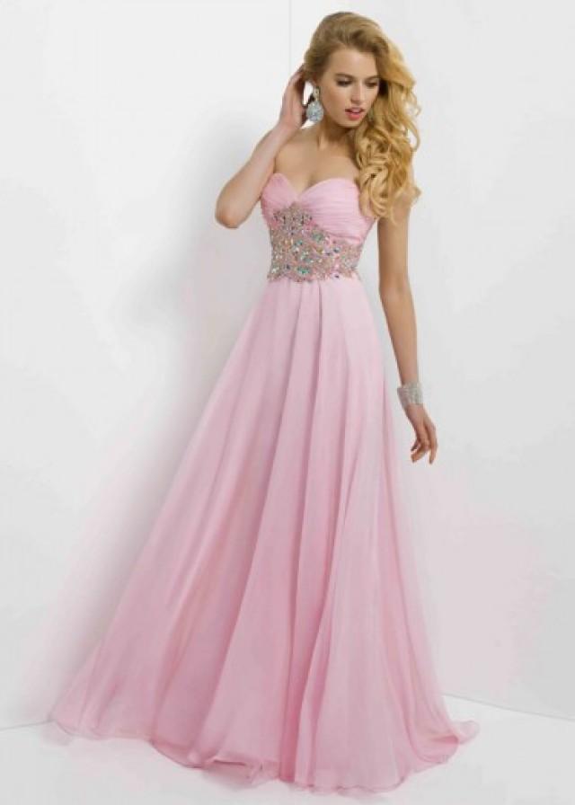 beaded pink gown