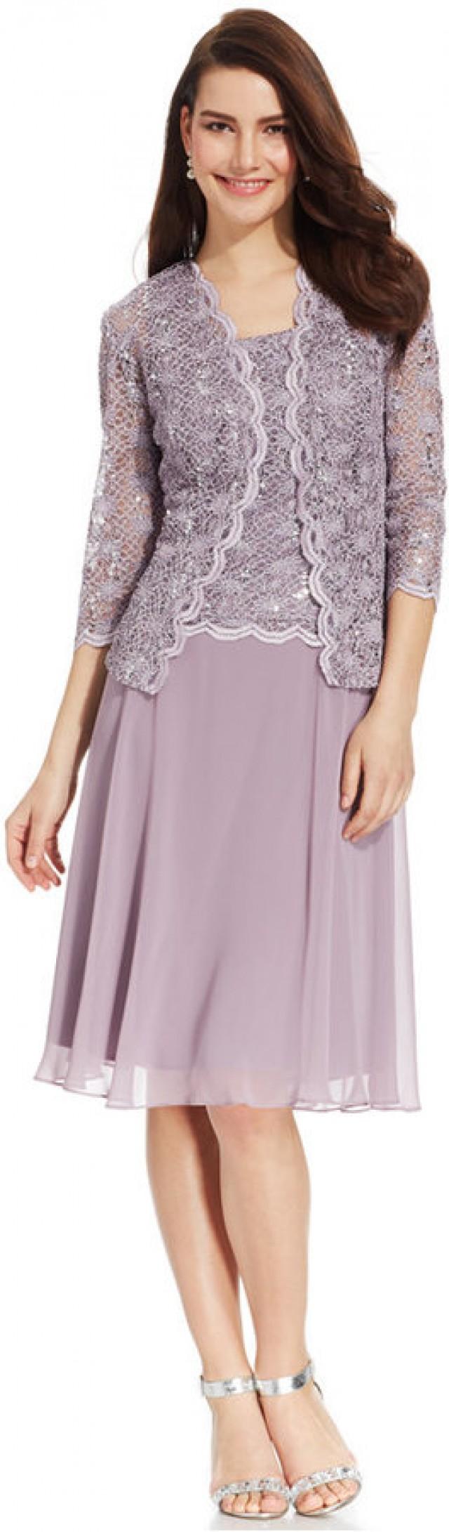 chiffon dress and jacket
