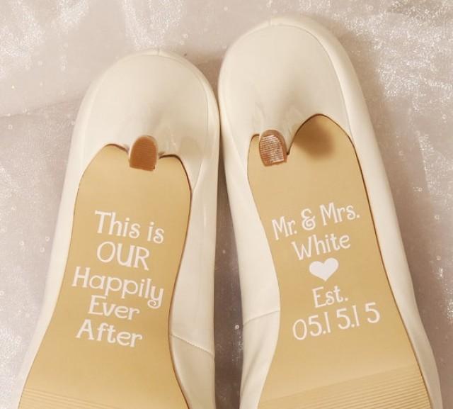 personalized wedding shoes