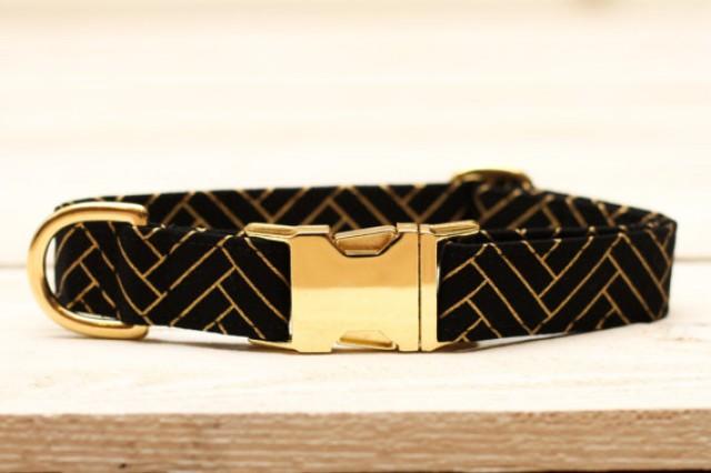 chevron dog collar