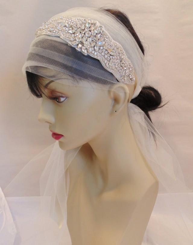 Bandeau Headpiece 20 S Headpiece Bridal Headpiece Wedding