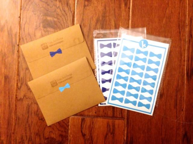 24 Bow Tie Stickers Bow Envelope Seals Wedding Invitations And Favors Scrapbooking Wall Safe Diy Baby Shower Invitation Seals 2250572 Weddbook