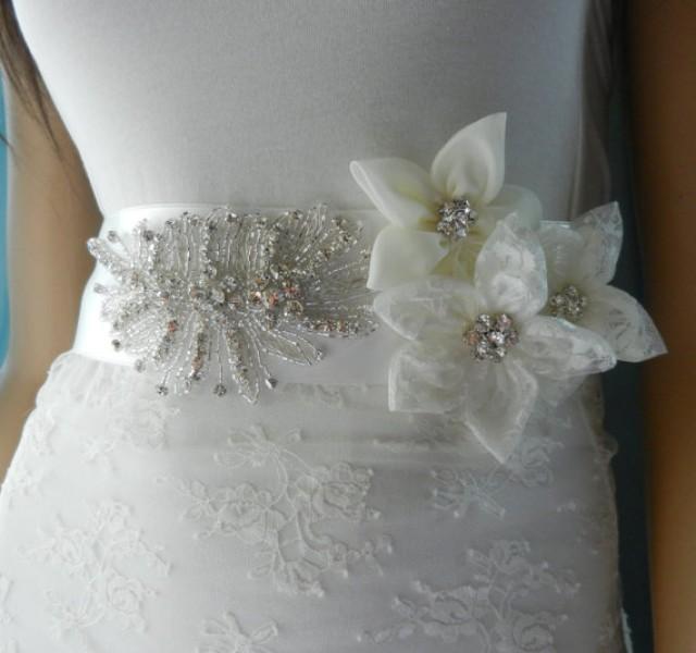 Sash, Bridal Belt, Wedding Dress Sashes Belts, Wedding Belt, Rhinestone Belt, Bridal Gown Sash