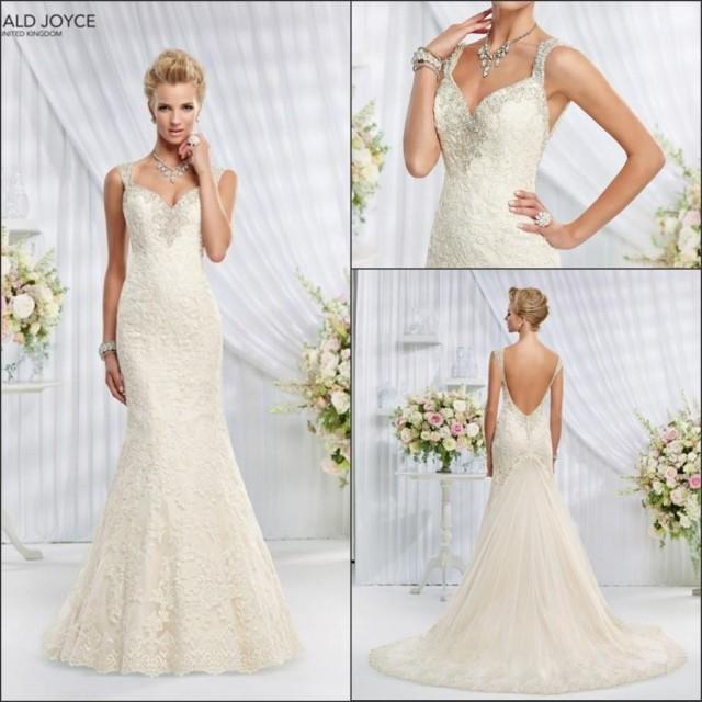 Veni Infantino 2015 Mermaid Backless Wedding Dresses With Beads Lace