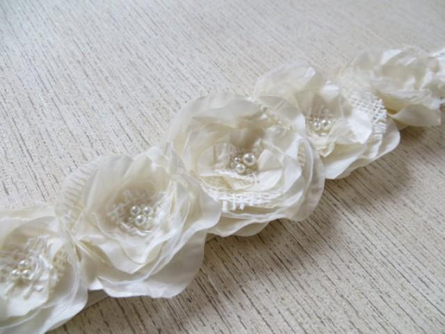 vintage wedding dress sashes belts