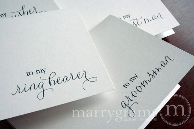 To My Groomsman Best Man Wedding Party Wedding Thank You