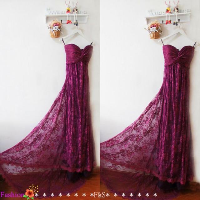 plum mermaid bridesmaid dresses