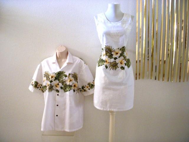 hawaiian wedding shirts and dresses