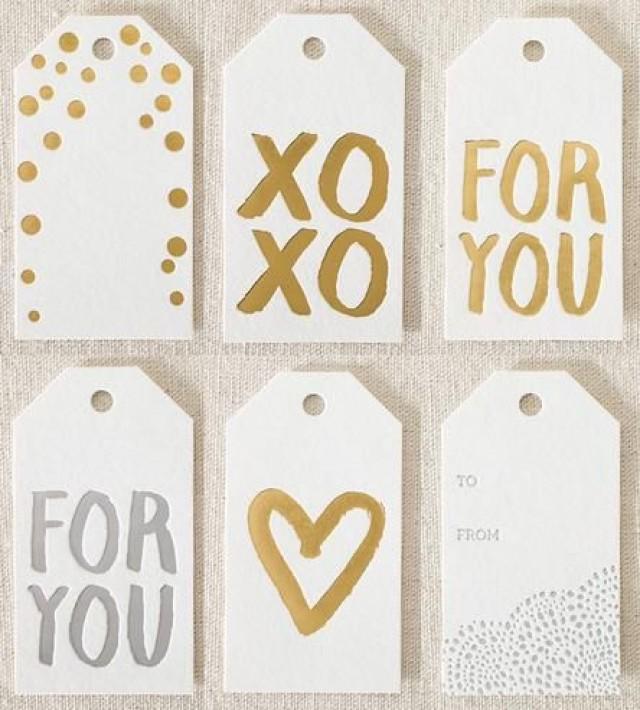 Ideas DieCut Gift Tags, 12Pack 2254315 Weddbook