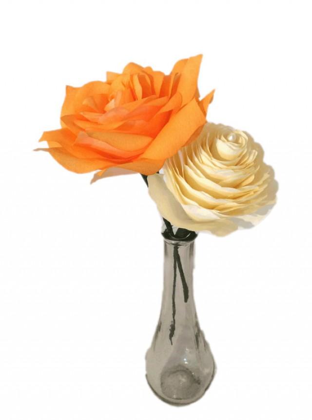 Wedding Table Centerpiece Reception Decor Paper Flower