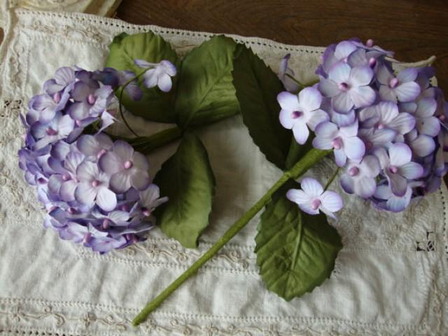 Large Paper Flowers Bouquet Hydrangeas Lavender Wedding Supplies
