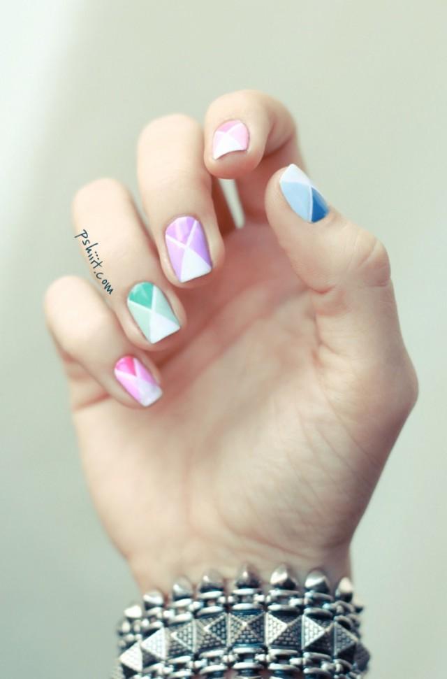 Tuto Nail Art Facile Nail Art Aux Couleurs De Printemps
