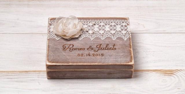 vintage wedding ring box
