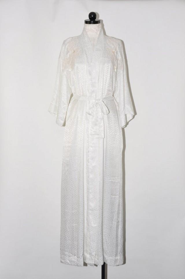 white maxi robe