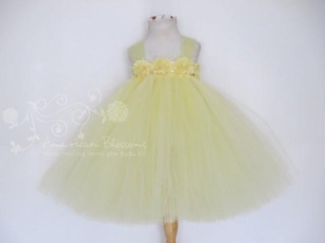 pale yellow dress for little girl