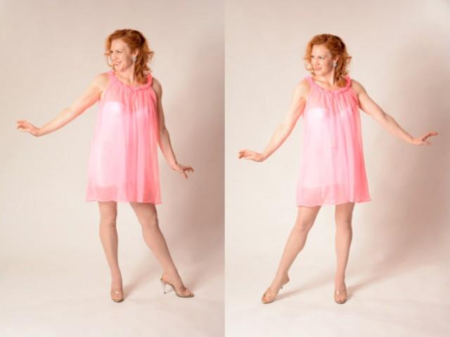 pink babydoll nightgown