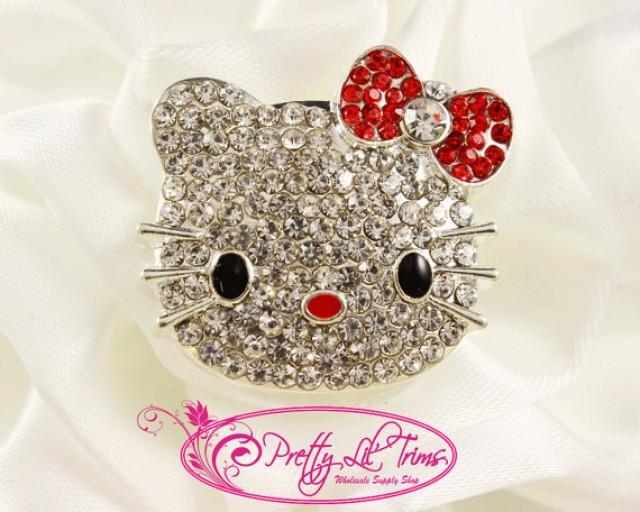 Hello Kitty Rhinestone Embellishment, 1 Piece, 25 X 23 Mm, Hello Kitty