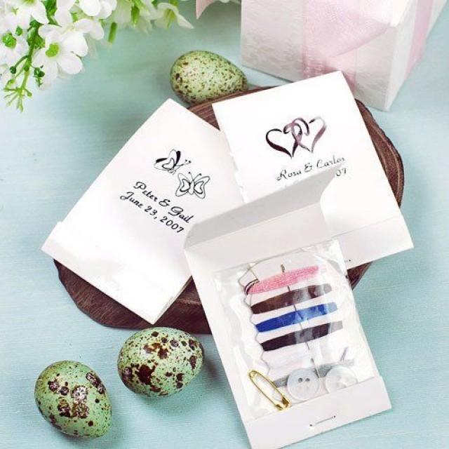 Food & Favor - Personalized Sewing Kit Favors #2262791 - Weddbook