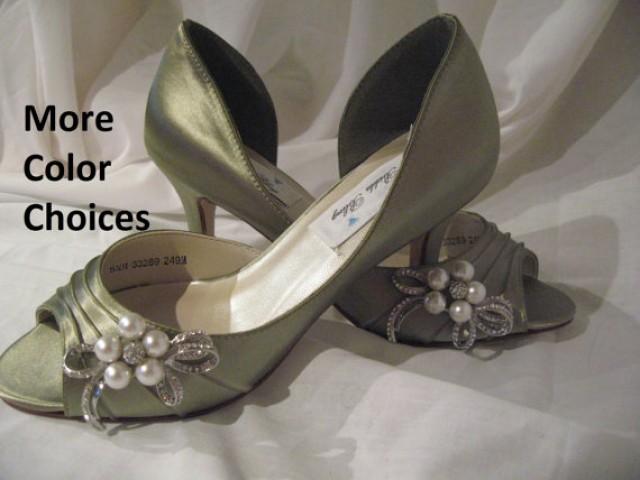 sage green wedding shoes