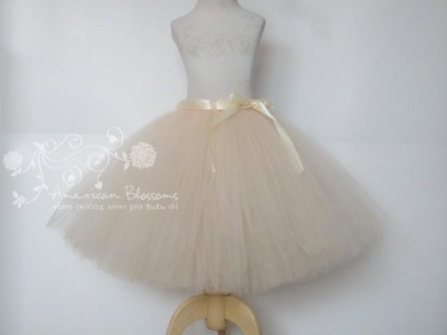 cream tutu skirt