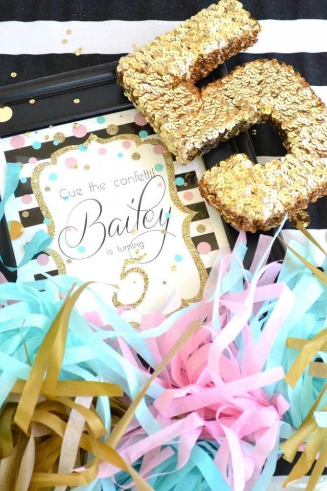 DIY Confetti Birthday Party Ideas 2264137 Weddbook