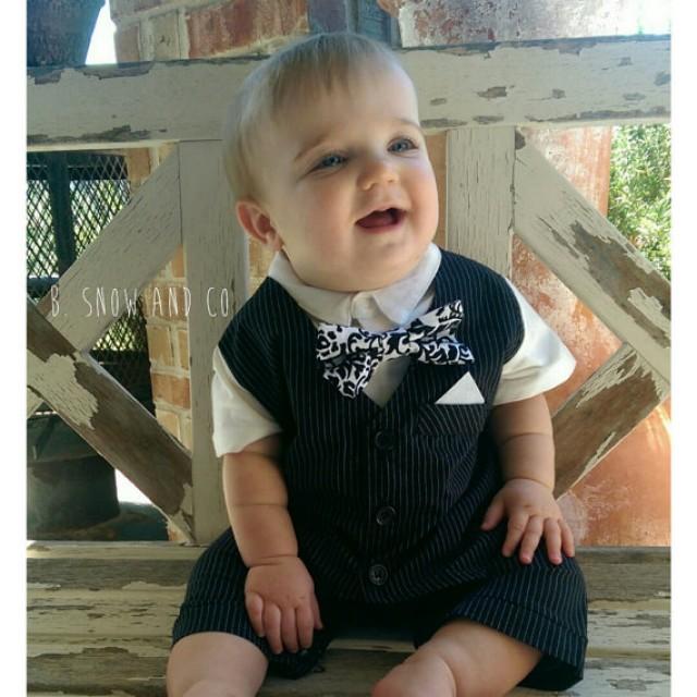 Boy Wedding, Baby Boy Formal Tuxedo,Baby Boy Wedding Outfit, Baby Boy
