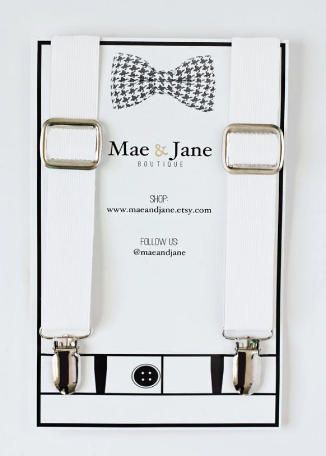 White Boy Suspenders, Easter Suspenders , Baby Boy Suspenders