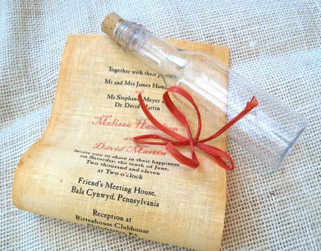 Message In A Bottle Wedding Invitation SAMPLE 2266605 Weddbook