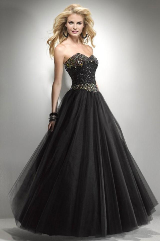 Princess Tulle Sweetheart Natural Waist FloorLength Prom Dress