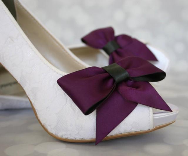 plum shoes for wedding
