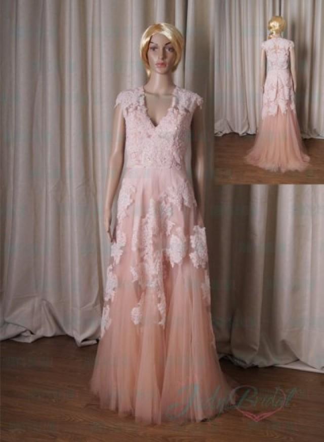 vintage blush bridesmaid dresses